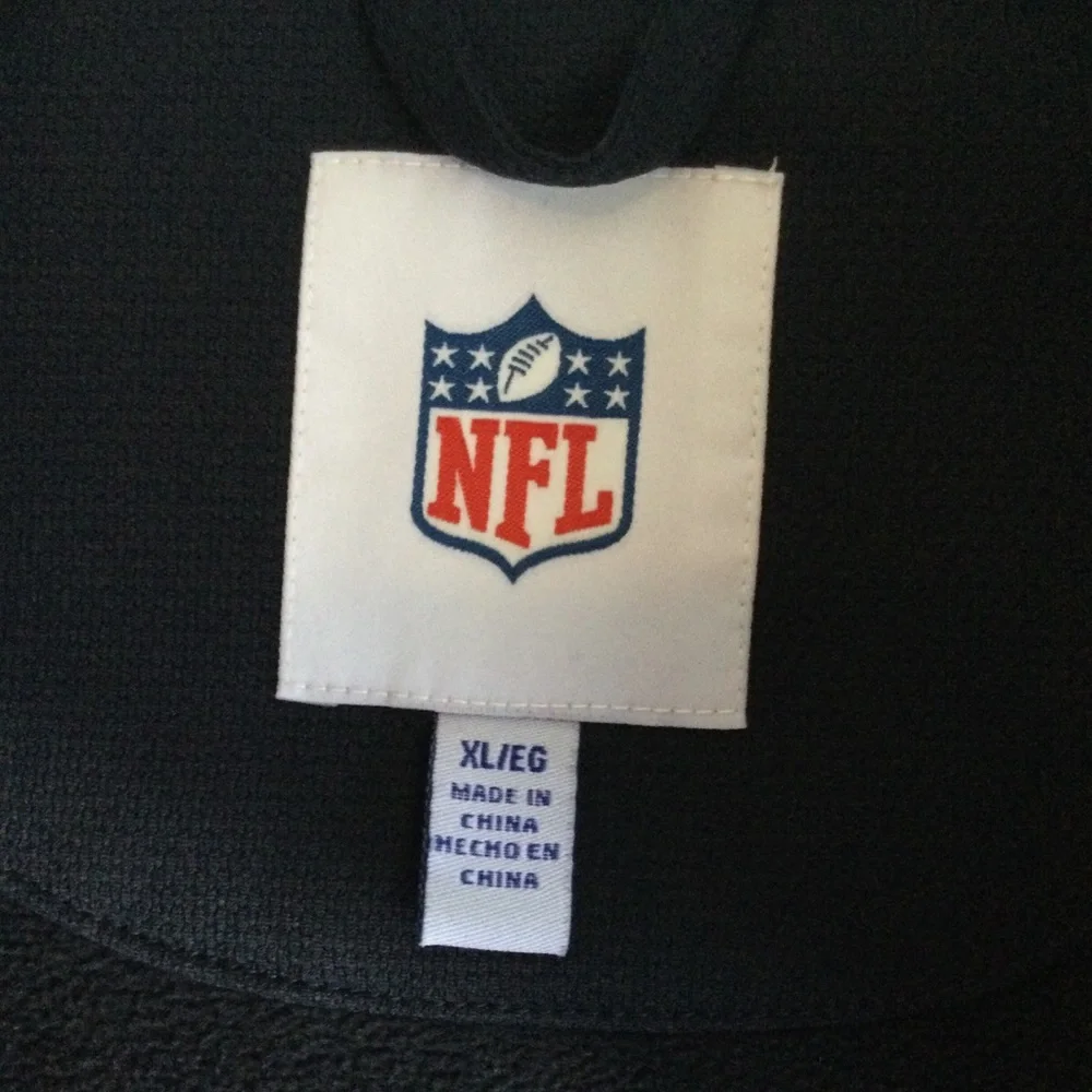 NFL Men’s Chicago Bears Football Fleece Zip Up Jacket Blue Sz XL